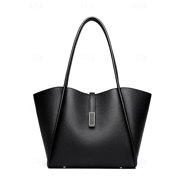 Leather Green Bag Tote Faux Women's