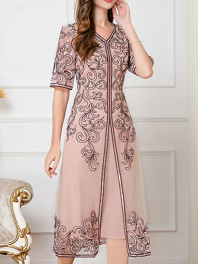 Dress the Chinese Guest Elegant of Bride Mother Wedding