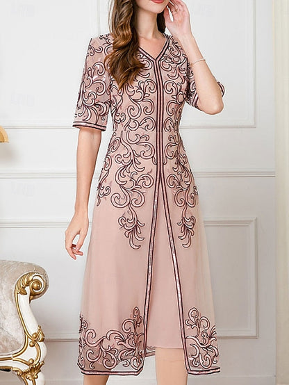 Dress the Chinese Guest Elegant of Bride Mother Wedding