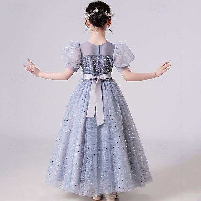 Girl Girls' Dress Kid's Princess Flower