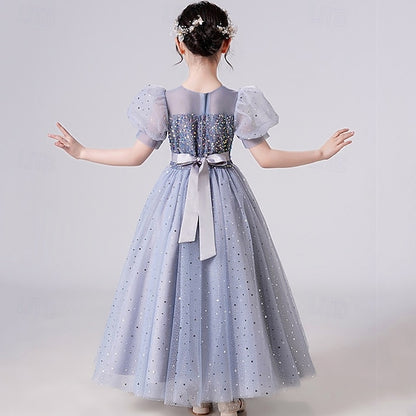 Girl Girls' Dress Kid's Princess Flower