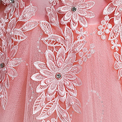 Dress Kids Solid Girls' Floral A Colored Line