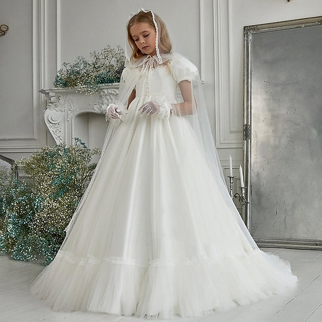 Dress Girl Girls' Flower First Party Communion