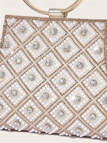 Women's Evening Rhinestone – Clutch Embellished Bag