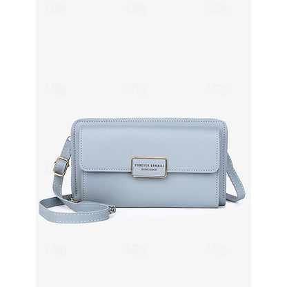 Wristlet Bag Crossbody Leather PU Women's Mobile Phone