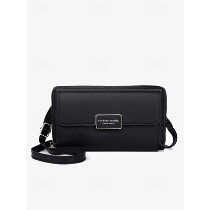 Wristlet Bag Crossbody Leather PU Women's Mobile Phone