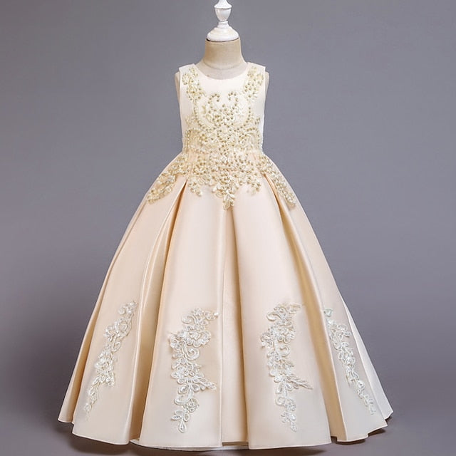 Girls' Wedding Girl Dress Party Flower