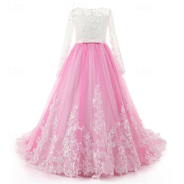 Girl Dress Girls' Flower Princess Kid's