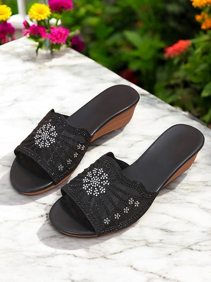 Chic Classic Sandals Women Ankle for Heel Strappy - Black Block