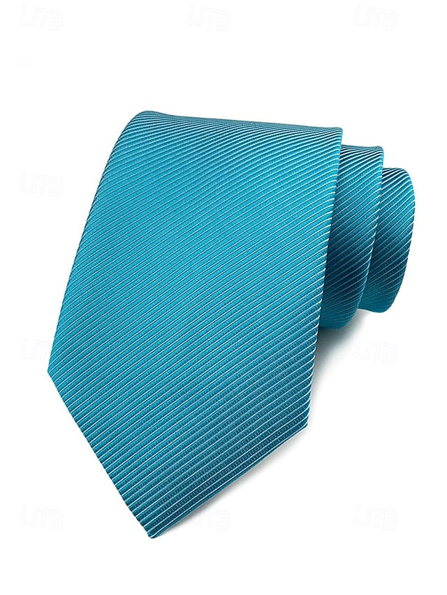 striped satin tie Men's