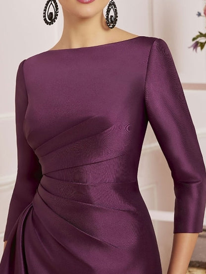 Bride Guest Dress the Sheath Off Elegant Wedding of Mother