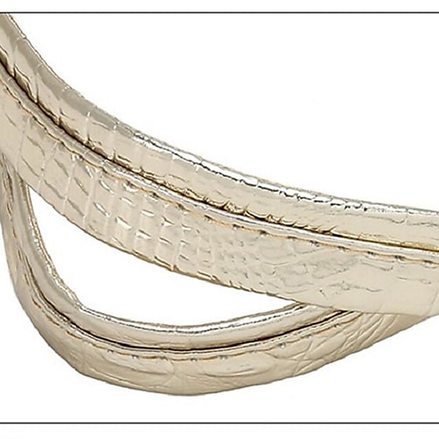 Bag Faux Large Tote Embossed Women's Croc Silver | Capacity