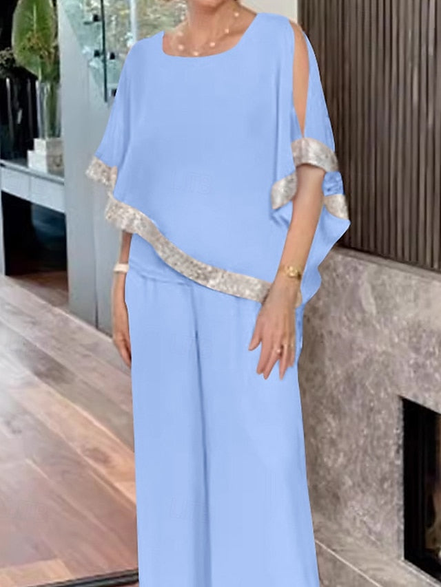 Pantsuit Mother Two Jumpsuit / Dress Piece Elegant Bride of the