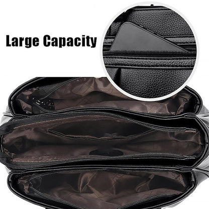 PU Women's Leather Daily Handbag Holiday Boston Bag Zipper