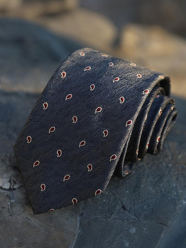 Striped Silk Tie Necktie Paisley and Men's Classic