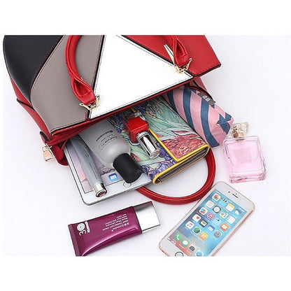 Shoulder Diaper Handbag PU Bag Women's Tote Leather