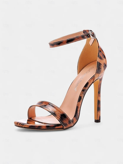 – Wedding Heel Women Sandals Stiletto for Metallic Sleek