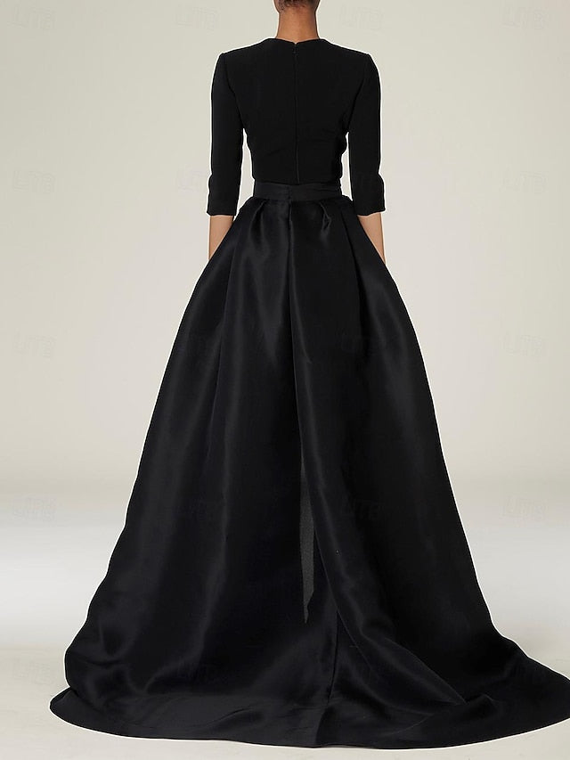 Simple Overskirt the Jumpsuit Dress Elegant Bride Mother With of