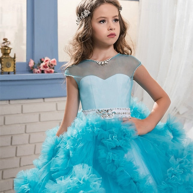 Princess Flower Girl Kid's Girls' Dress