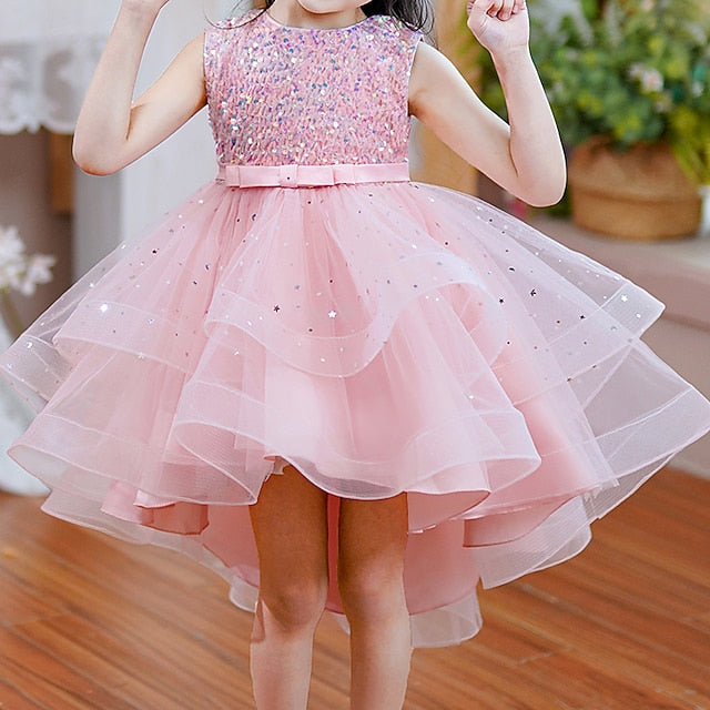 Princess Party Girl Girls' Flower Dress
