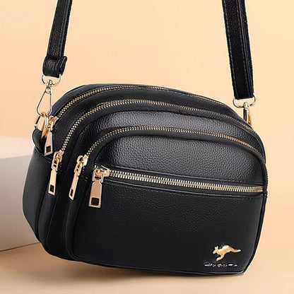 Leather Bag Dome Crossbody Shoulder PU Women's