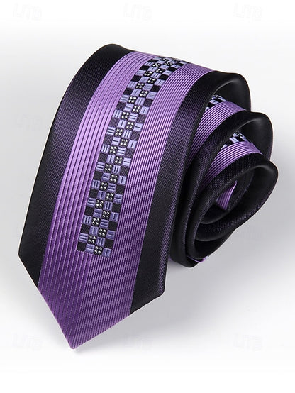 Tie - 6cm Men's Stripe Positioning Narrow Pattern