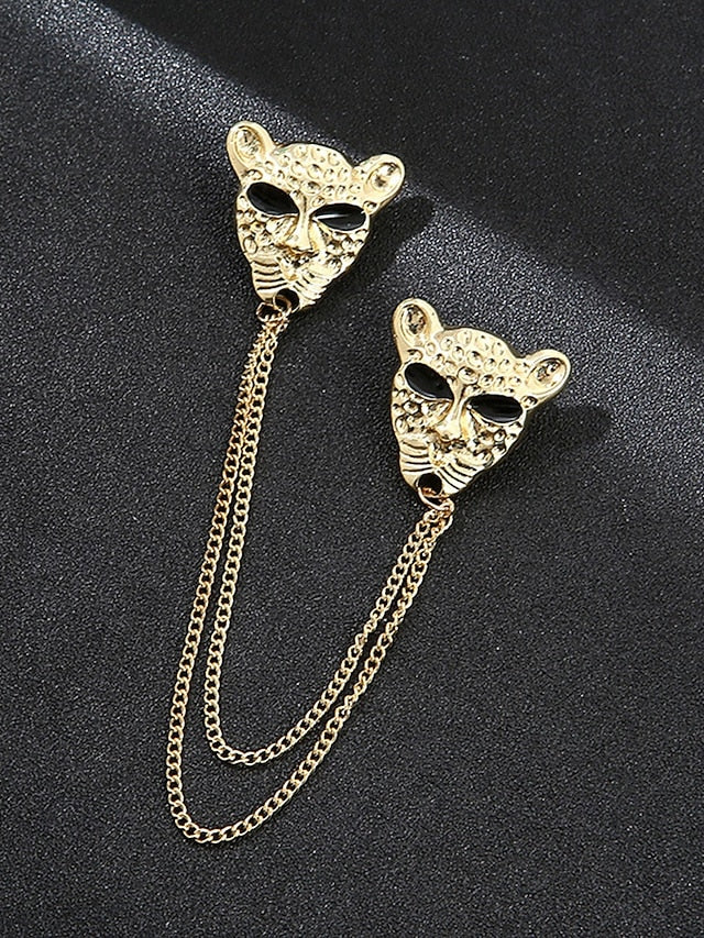 Men's with Lapel Pin Christmas Brooch Deer