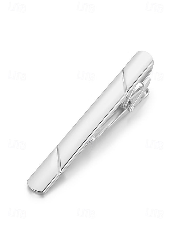 Men's Classic 7 Colors Tie Metal - Clip Available
