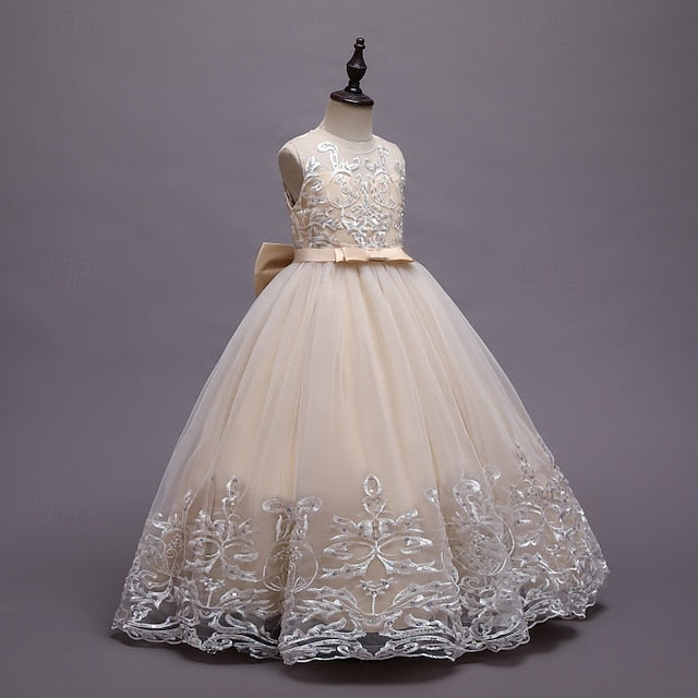 Girl Flower Girls' Dress Kid's Princess