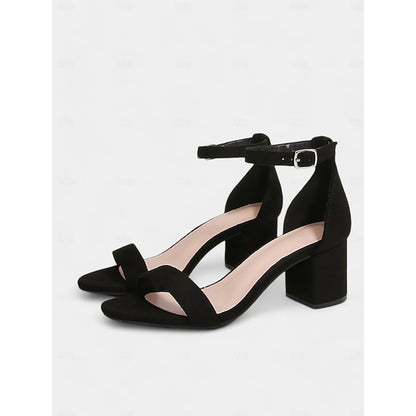 Women's Glitter Gold with Stylish Block Sandals Heel Ankle