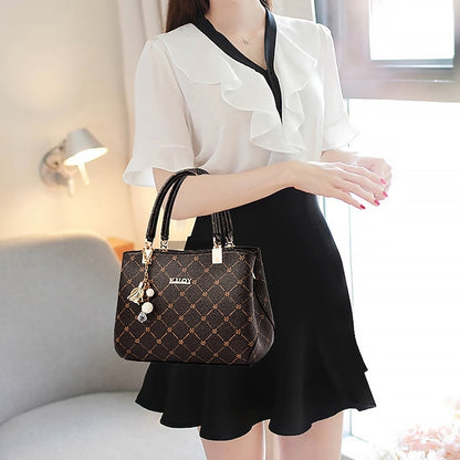 Women's Men's PU Party Leather Bag Shoulder Handbag