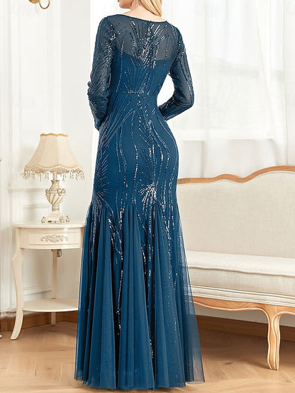 Party Crew the Floor Neck Mother of Dress Elegant Bride