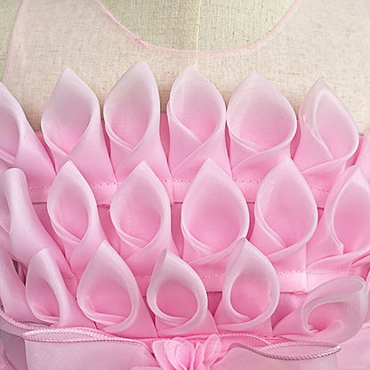 Kids Girl Solid Colored Dress Girls' Flower