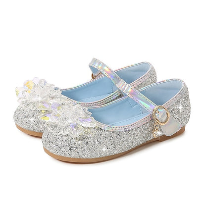 Shoes Girls' PU Princess Portable Flats Leather Walking