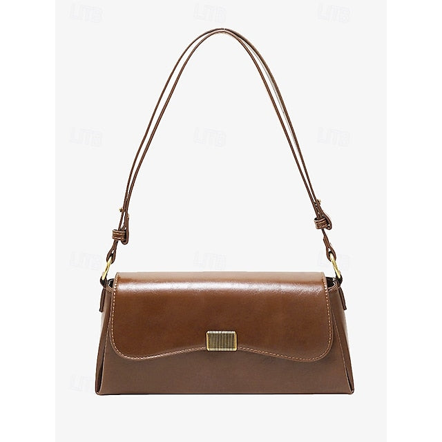 Tote Daily Bag Baguette Women's Office Shopping PU Leather