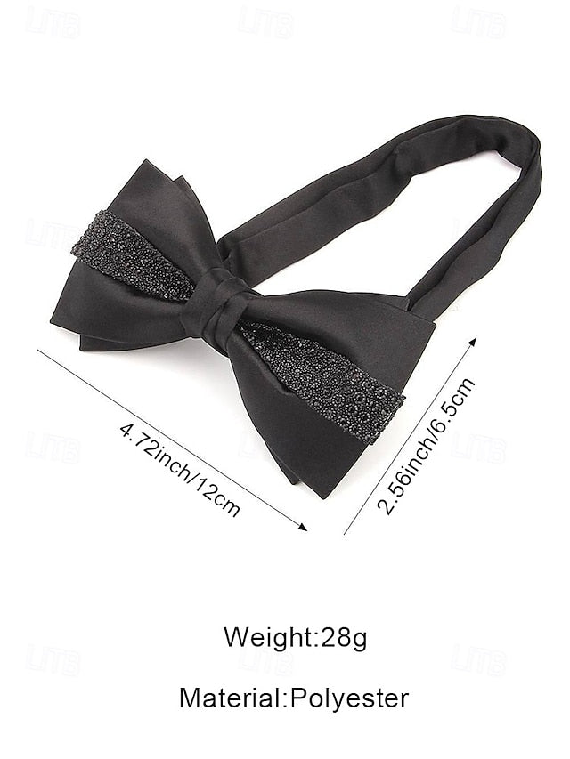 Men's – Christmas Tie Bow Red