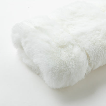 Coat Faux Comfortable Active Elegant Women's Fur Street