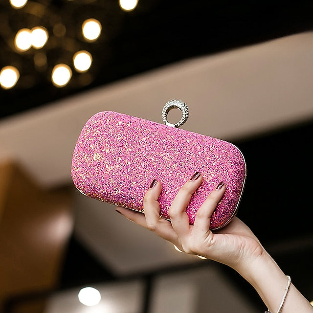 Bags Wristlet Bag PU Evening Clutch Women's Leather