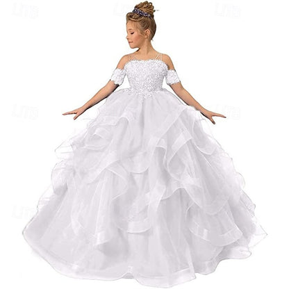 Girls' Flower Dress Kid's Girl Princess