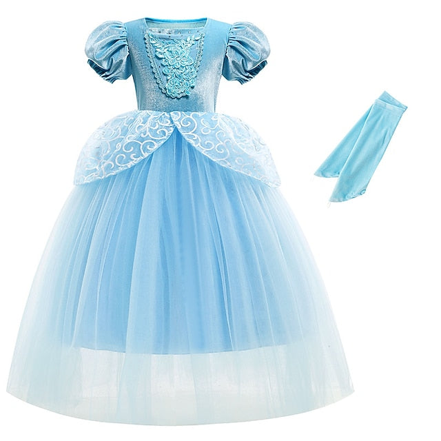 Party Fairytale Dress Cinderella Theme Princess Flower Girl