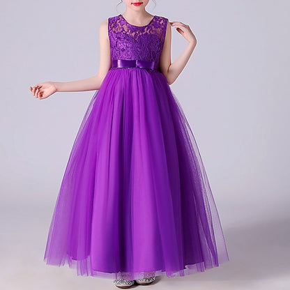 Girls' Flower Girl Party Dress Evening Gown