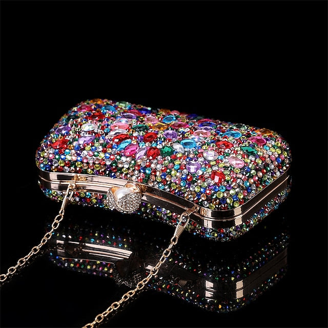 Clutch – Crystal Women's Evening Luxury Multicolor