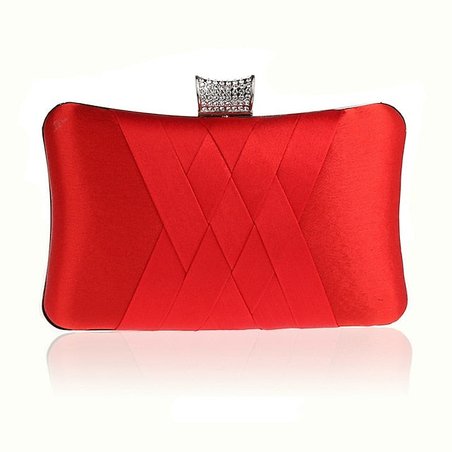 Bags Leather Party Wedding Event PU Women's / Silk Clutch