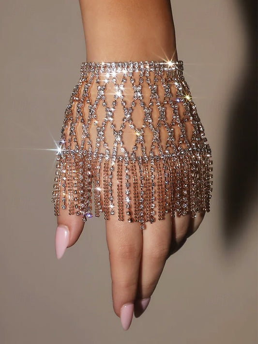 Hand Luxury Chain Women's Crystal – Bracelet Rhinestone