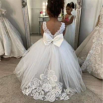 Flower Communion First Party Dress Girl Girls'