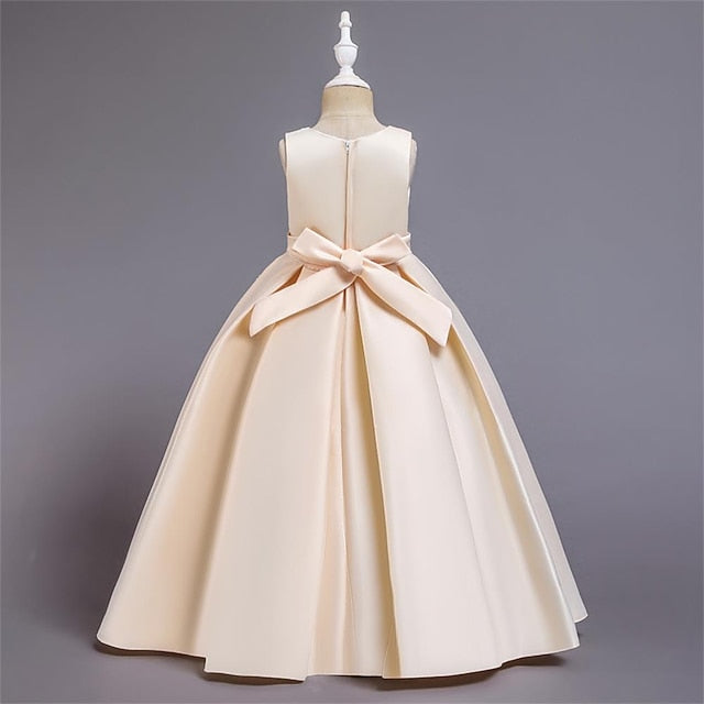 Party Girls' Evening Gown Girl Dress Flower