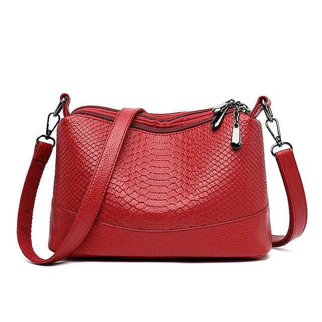 Leather Hobo Crossbody Bag Shoulder PU Women's