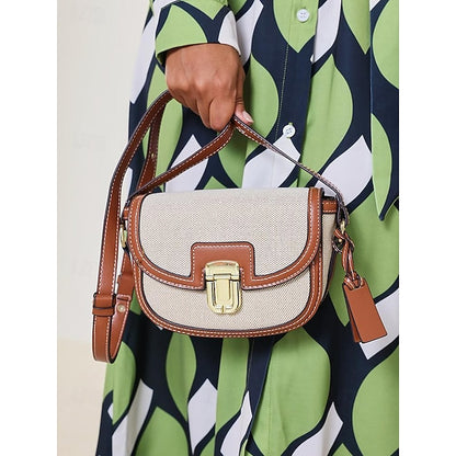 – Bag Trim Vintage Women's Crossbody Leather Small