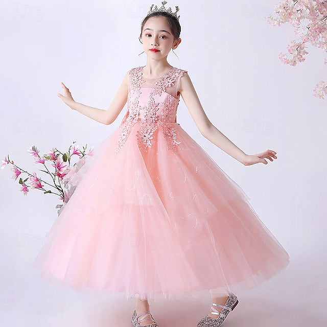 Kid's Flower Dress Girl Princess Girls'