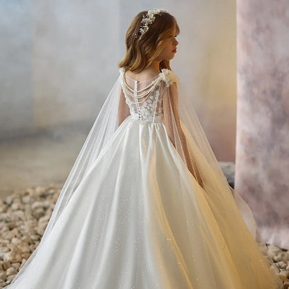 Communion Flower Formal First Dress Girls' Girl